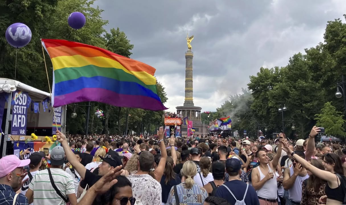 Last night a van was driven into the crowd at Berlin’s Pride during Christopher…