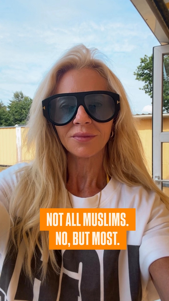 Not all Muslims. Right. But most
