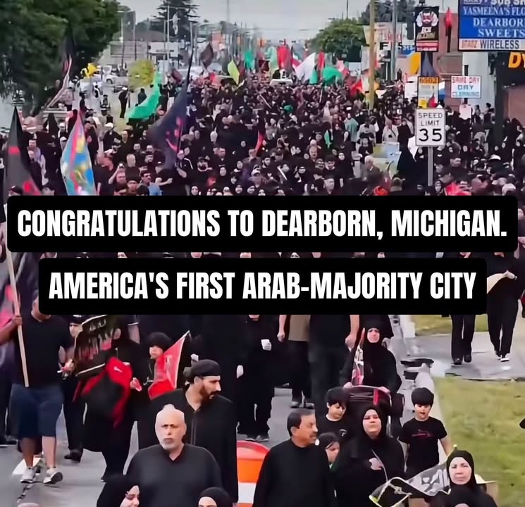 Congratulations to Dearborn, Michigan. America's first Arab-majority city