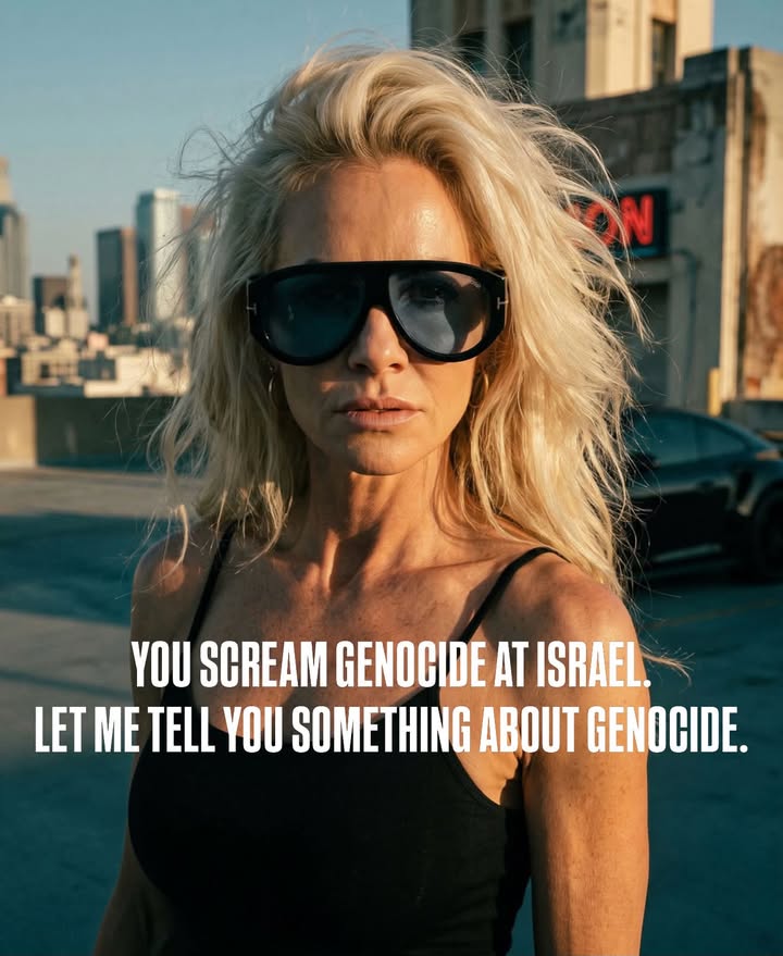 You scream genocide at Israel