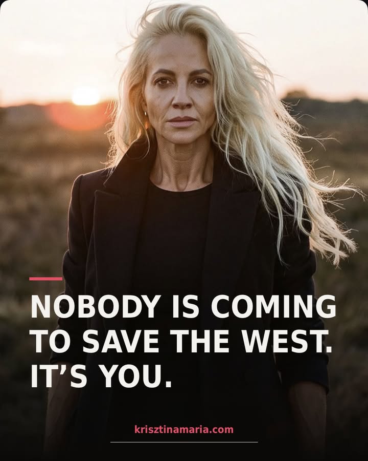 Nobody is coming to save the West. It's you