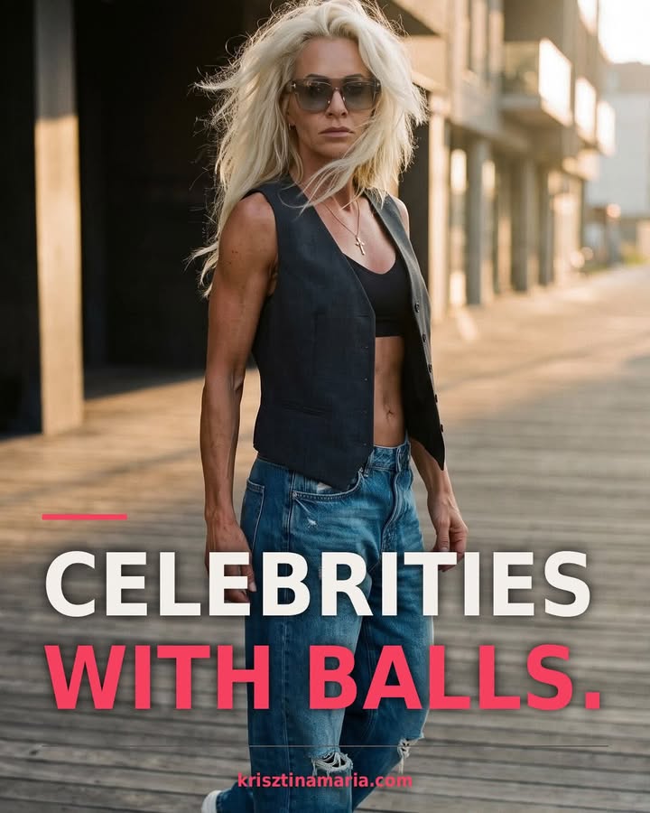 Celebrities with balls